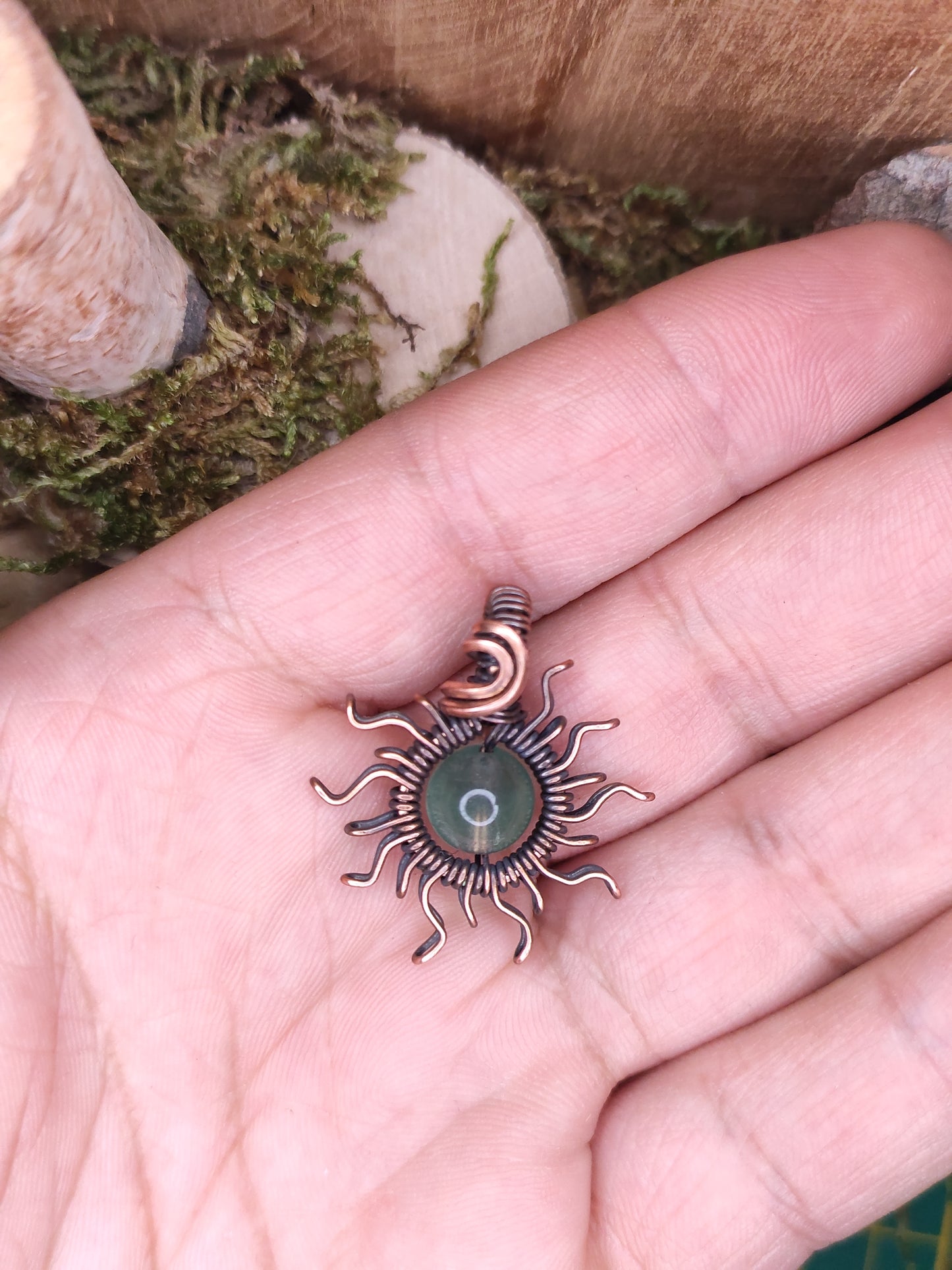 Pendentif mini soleil