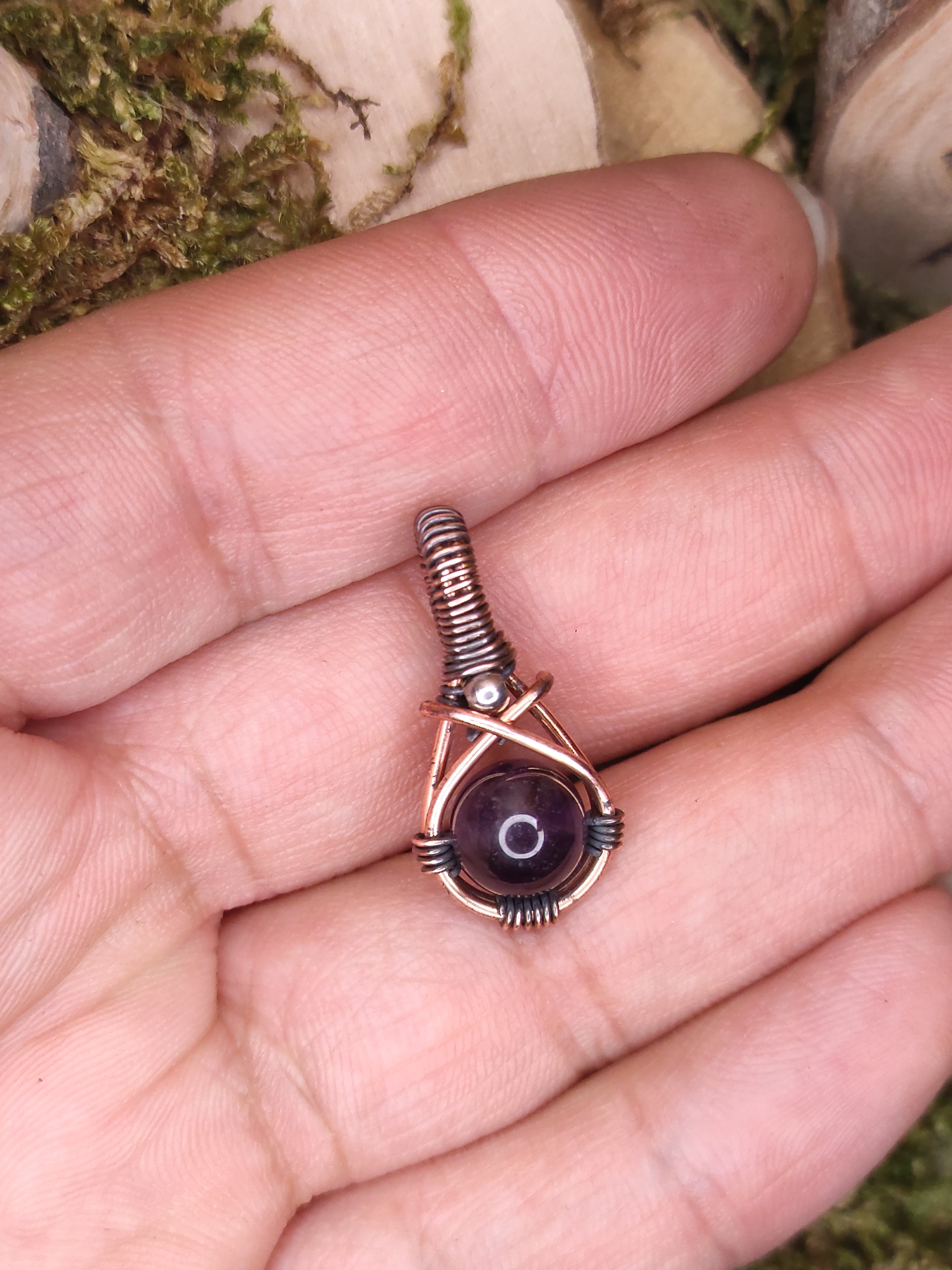 Pendentif goutte de perle