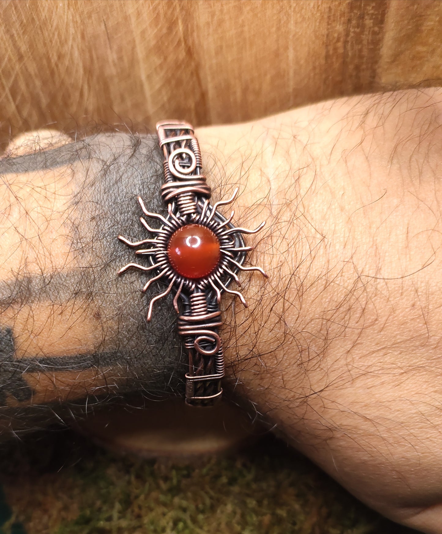 Bracelet soleil de cornaline