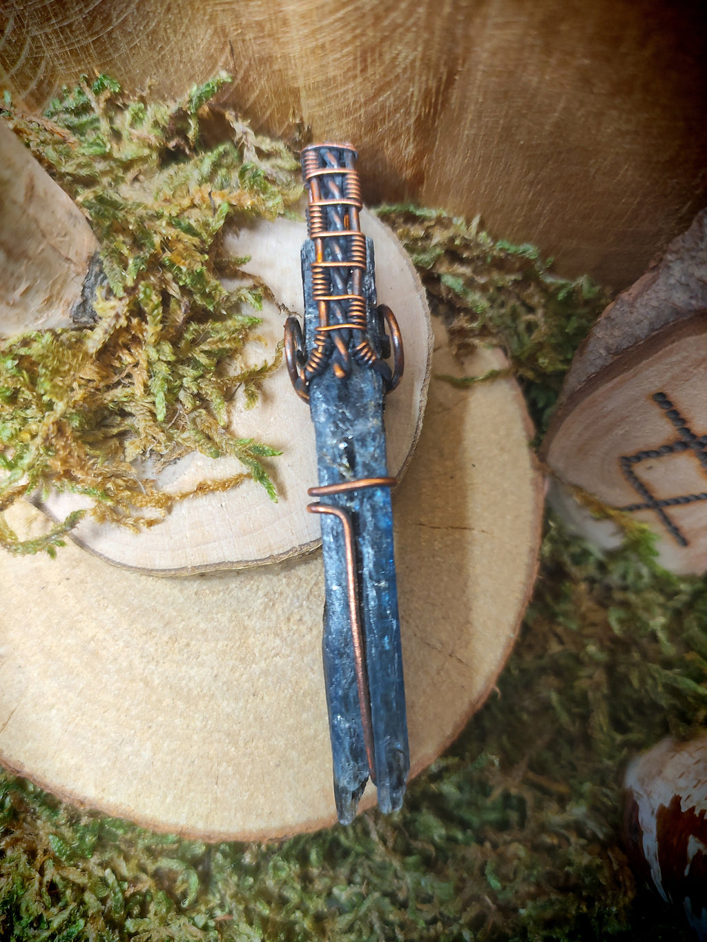 Pendentif "Ether de Cyanite"